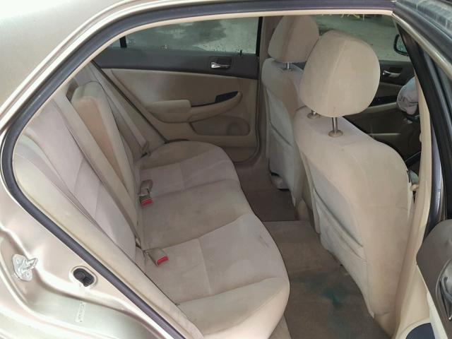 1HGCM66353A103338 - 2003 HONDA ACCORD LX GOLD photo 6