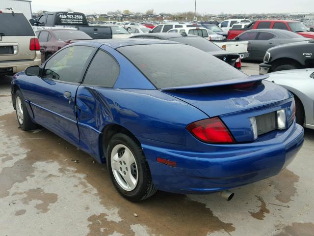 1G2JB12F647173268 - 2004 PONTIAC SUNFIRE BLUE photo 3