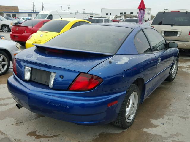 1G2JB12F647173268 - 2004 PONTIAC SUNFIRE BLUE photo 4