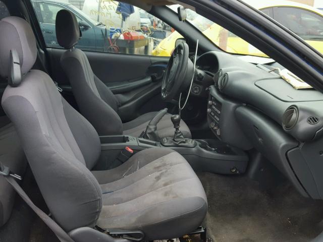 1G2JB12F647173268 - 2004 PONTIAC SUNFIRE BLUE photo 5