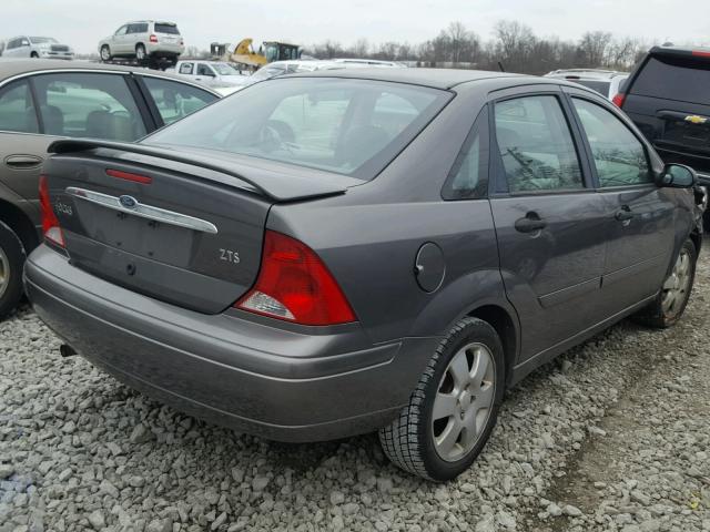 1FAFP38322W163454 - 2002 FORD FOCUS ZTS GRAY photo 4