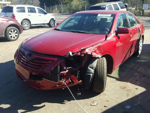 4T4BE46K19R096934 - 2009 TOYOTA CAMRY BASE RED photo 2