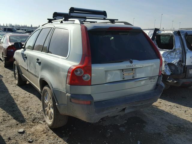 YV1CZ91H041059104 - 2004 VOLVO XC90 T6 GREEN photo 3