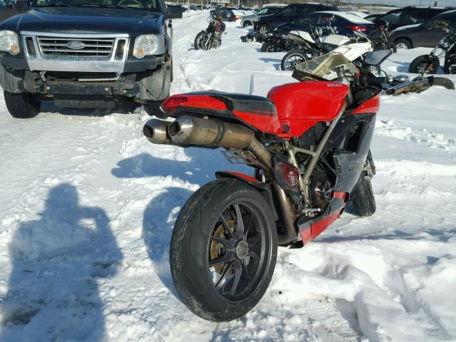 ZDM1XBLW09B021903 - 2009 DUCATI 1198 BASE RED photo 4