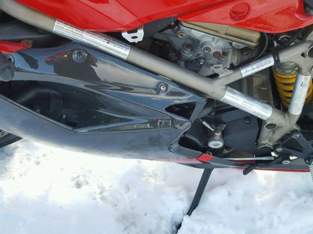 ZDM1XBLW09B021903 - 2009 DUCATI 1198 BASE RED photo 7