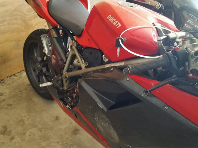 ZDM1XBLW09B021903 - 2009 DUCATI 1198 BASE RED photo 9