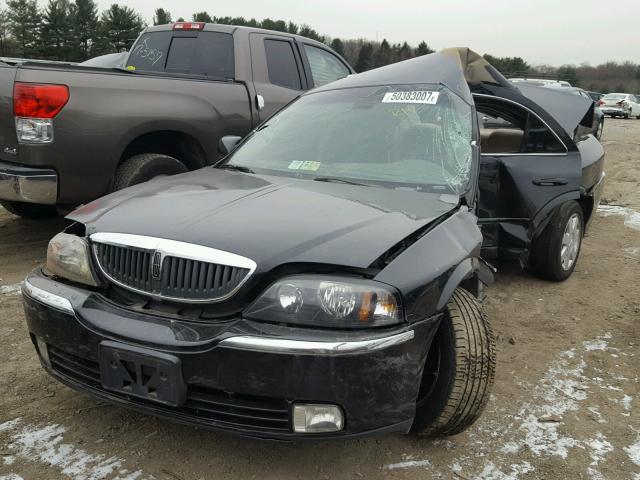 1LNHM86S75Y600467 - 2005 LINCOLN LS BLACK photo 2