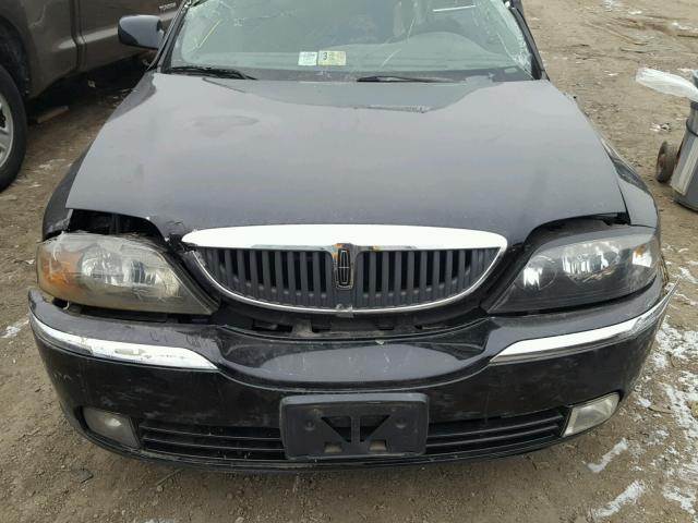 1LNHM86S75Y600467 - 2005 LINCOLN LS BLACK photo 7