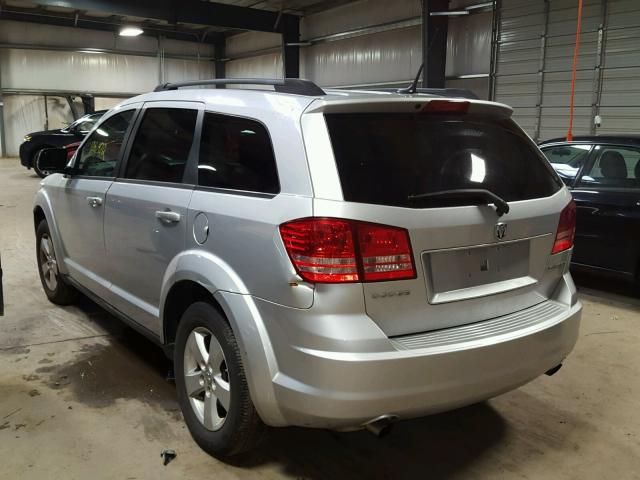 3D4PG5FV9AT103368 - 2010 DODGE JOURNEY SX SILVER photo 3