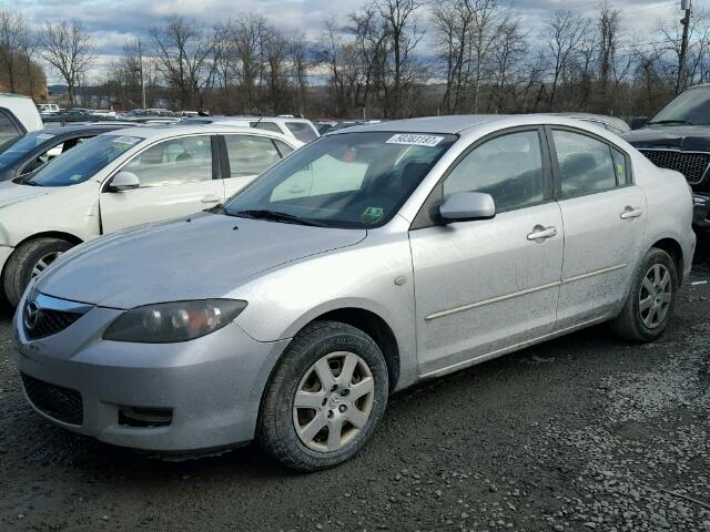 JM1BK32F271682146 - 2007 MAZDA 3 I SILVER photo 2