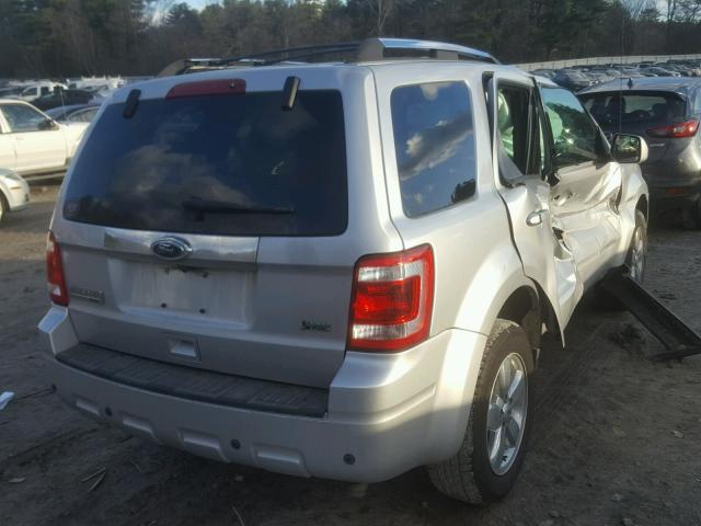 1FMCU9EG5AKD15924 - 2010 FORD ESCAPE LIM SILVER photo 4