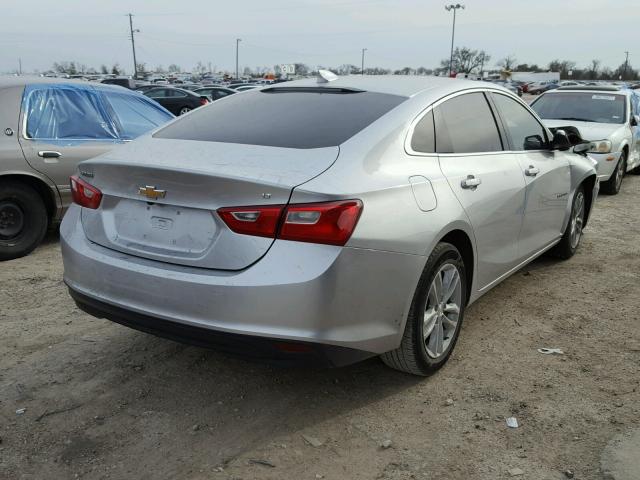 1G1ZE5ST5GF177415 - 2016 CHEVROLET MALIBU LT SILVER photo 4