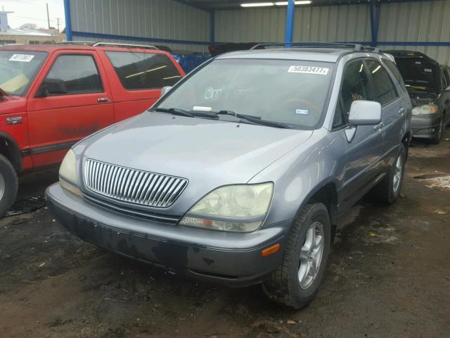 JTJHF10U530296743 - 2003 LEXUS RX 300 GRAY photo 2