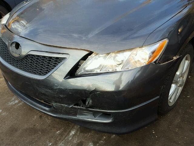 4T1BE46KX9U888753 - 2009 TOYOTA CAMRY BASE GRAY photo 9