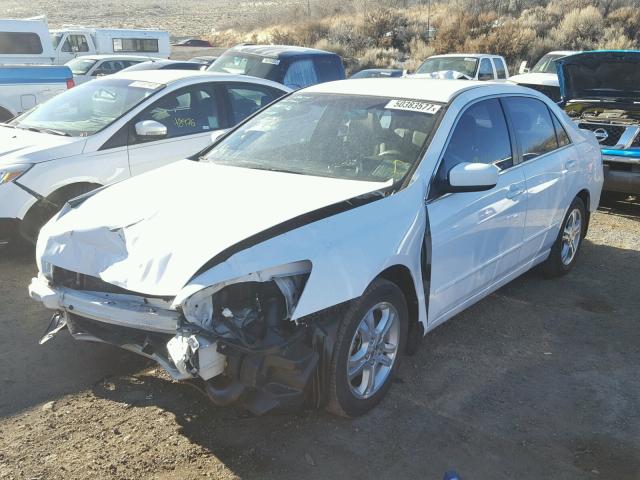 1HGCM56306A092165 - 2006 HONDA ACCORD SE WHITE photo 2