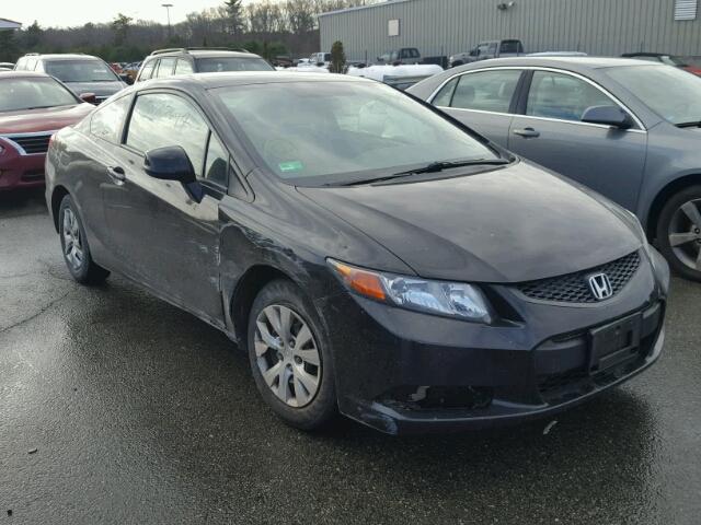 2HGFG3B55CH535178 - 2012 HONDA CIVIC LX BLACK photo 1