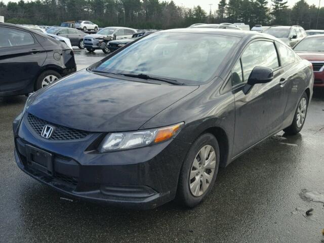 2HGFG3B55CH535178 - 2012 HONDA CIVIC LX BLACK photo 2