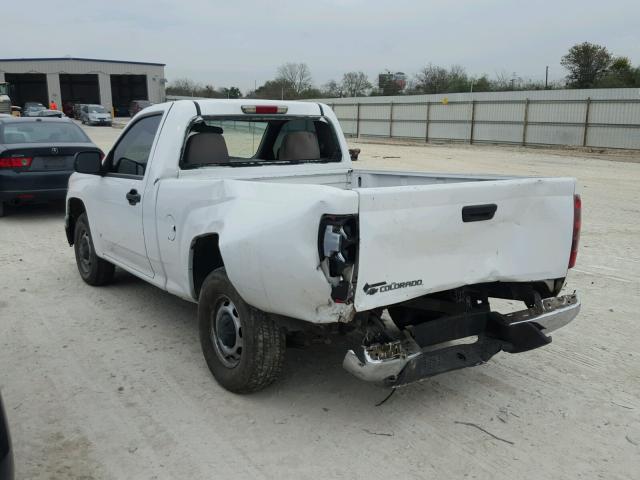 1GCCS149X88130712 - 2008 CHEVROLET COLORADO WHITE photo 3