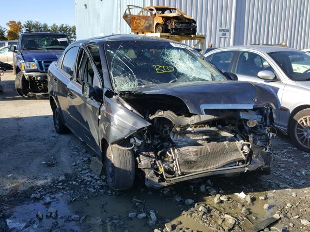 KL1TD56618B235525 - 2008 CHEVROLET AVEO BASE Қара фото 1