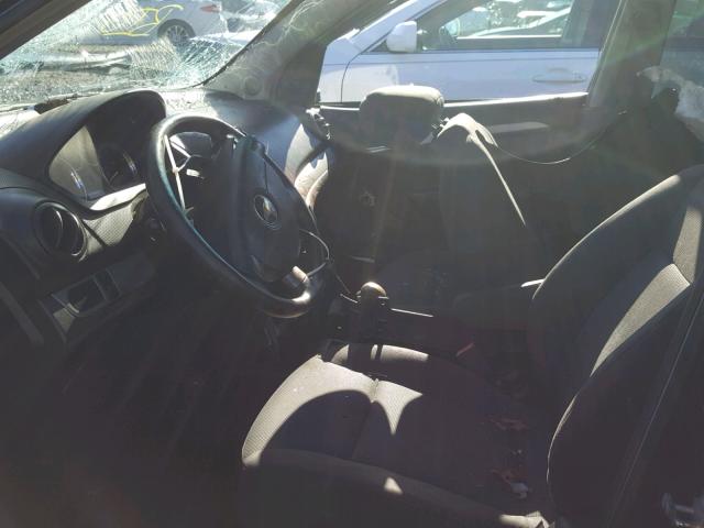 KL1TD56618B235525 - 2008 CHEVROLET AVEO BASE Қара фото 5