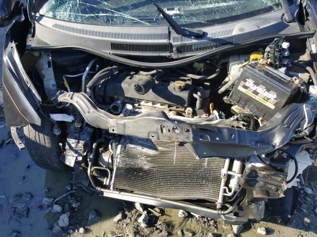 KL1TD56618B235525 - 2008 CHEVROLET AVEO BASE Қара фото 7