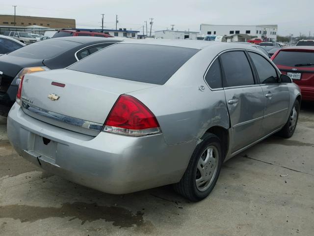 2G1WB55K169302724 - 2006 CHEVROLET IMPALA LS SILVER photo 4