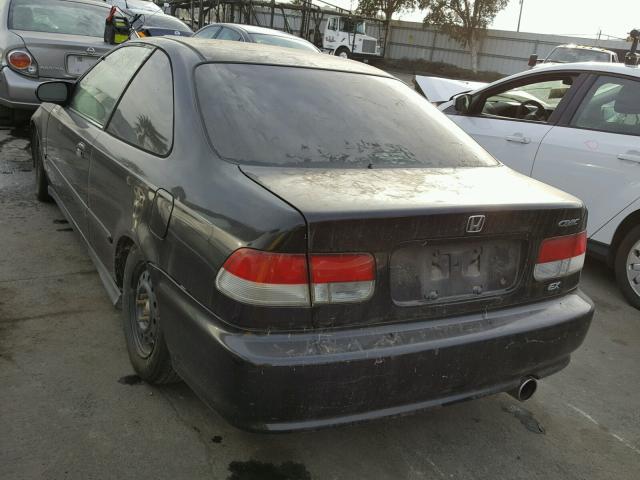 1HGEJ8147XL007508 - 1999 HONDA CIVIC EX BLACK photo 3