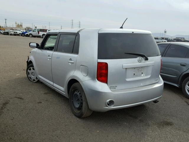 JTLKE50E081038907 - 2008 TOYOTA SCION XB 灰色 照片 3
