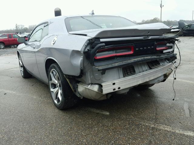 2C3CDZAG1GH290552 - 2016 DODGE CHALLENGER SILVER photo 3