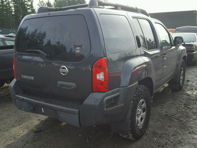 5N1AN08W36C554070 - 2006 NISSAN XTERRA OFF GRAY photo 4