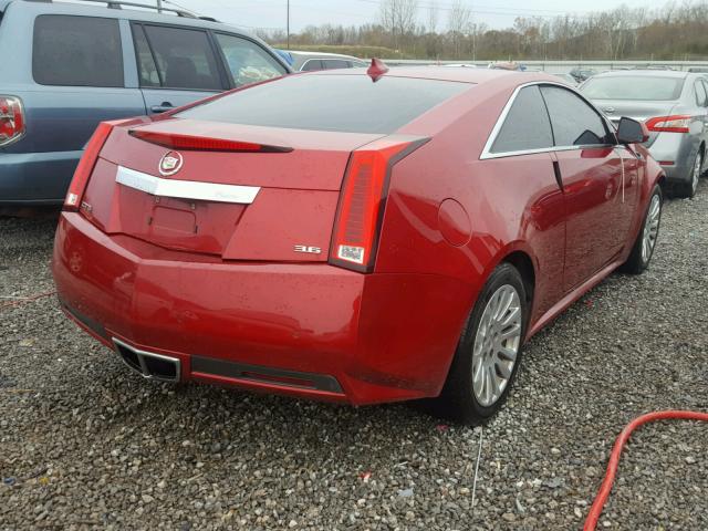 1G6DJ1EDXB0143186 - 2011 CADILLAC CTS PERFOR RED photo 4