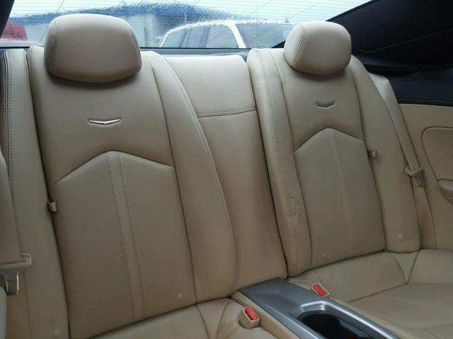 1G6DJ1EDXB0143186 - 2011 CADILLAC CTS PERFOR أحمر صورة 6