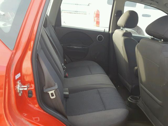 KL1TD66648B061701 - 2008 CHEVROLET AVEO BASE RED photo 6