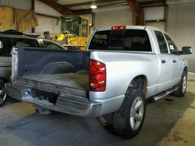 1D7HU18298J119051 - 2008 DODGE RAM 1500 S SILVER photo 4