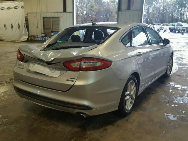 3FA6P0HR2DR202987 - 2013 FORD FUSION SE SILVER photo 4