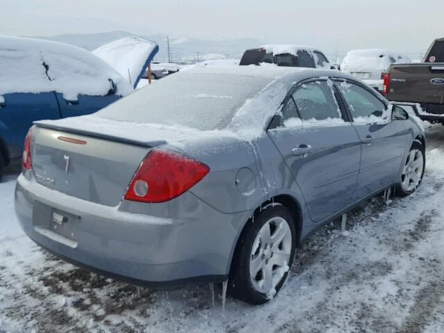 1G2ZG58B874195360 - 2007 PONTIAC G6 BASE BLUE photo 4