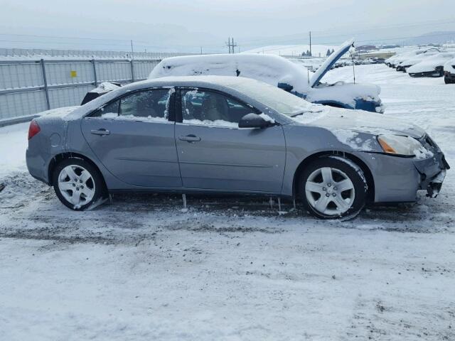 1G2ZG58B874195360 - 2007 PONTIAC G6 BASE BLUE photo 9