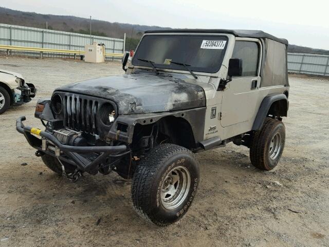 1J4FY29P4XP407507 - 1999 JEEP WRANGLER / TAN photo 2