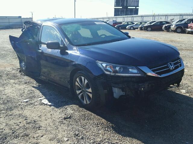 1HGCR2F33DA203627 - 2013 HONDA ACCORD LX BLUE photo 1