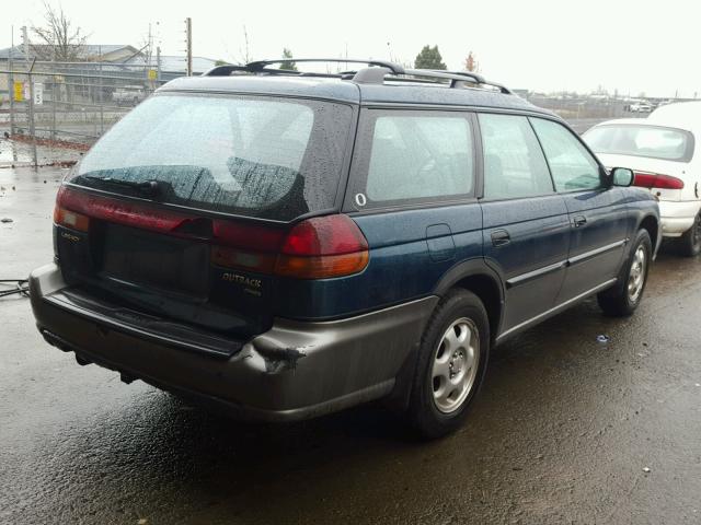 4S3BG6855V7644888 - 1997 SUBARU LEGACY OUT GREEN photo 4