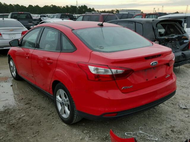 1FADP3F27EL157463 - 2014 FORD FOCUS SE RED photo 3