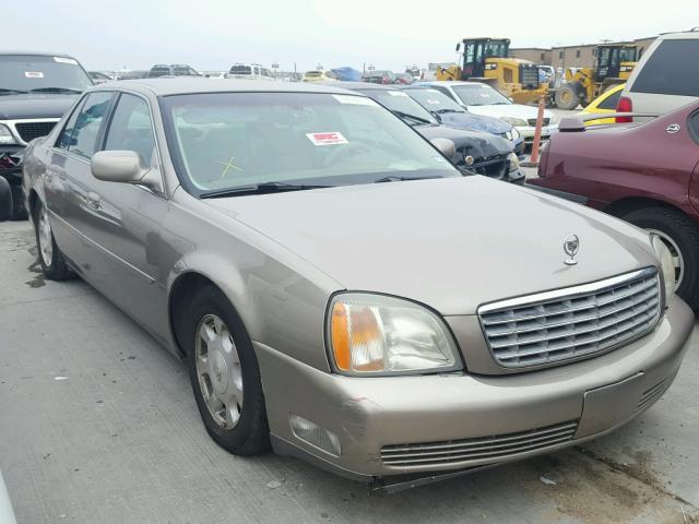 1G6KD54Y72U265443 - 2002 CADILLAC DEVILLE TAN photo 1