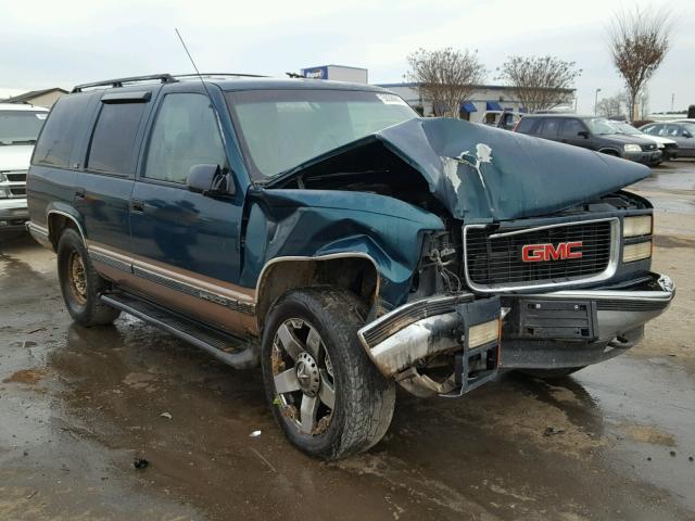 1GKEK13K4SJ768651 - 1995 GMC YUKON GREEN photo 1