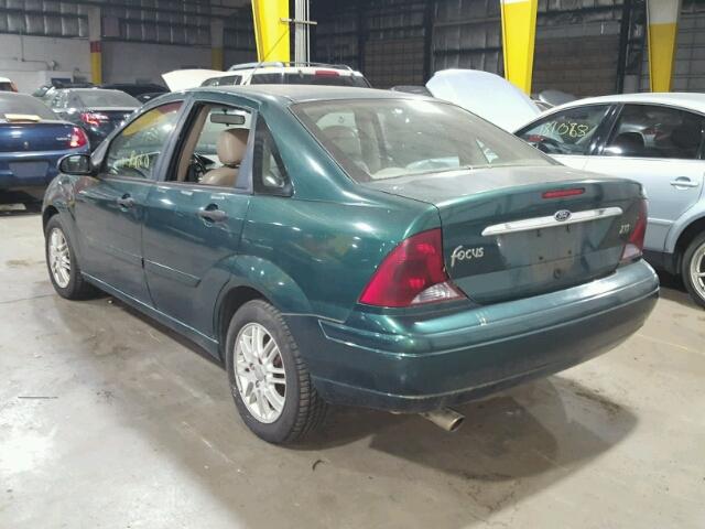 1FAHP3833YW331068 - 2000 FORD FOCUS ZTS GREEN photo 3