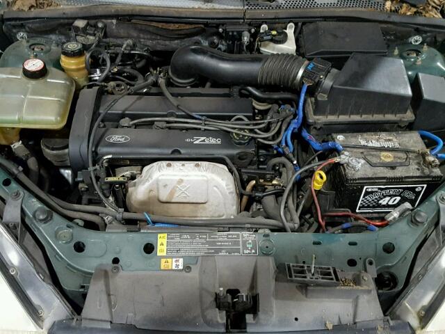 1FAHP3833YW331068 - 2000 FORD FOCUS ZTS GREEN photo 7