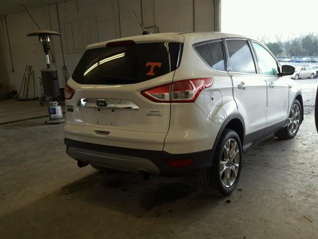 1FMCU0HXXDUB10244 - 2013 FORD ESCAPE SEL WHITE photo 4