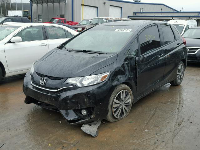 3HGGK5H8XFM733034 - 2015 HONDA FIT EX BLACK photo 2