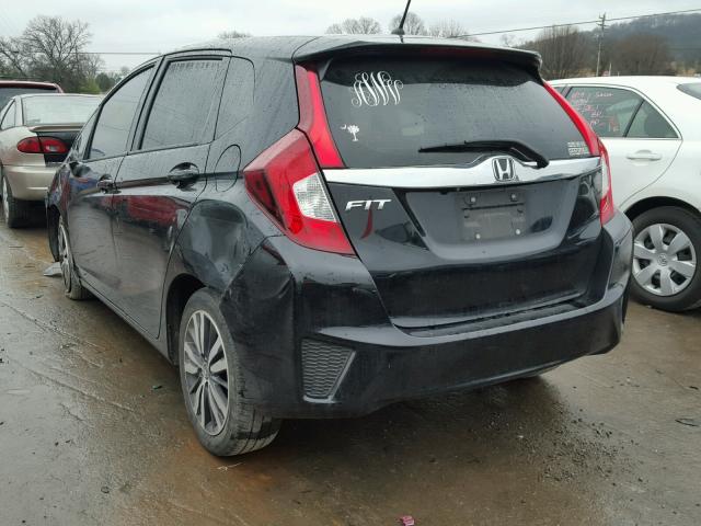 3HGGK5H8XFM733034 - 2015 HONDA FIT EX BLACK photo 3