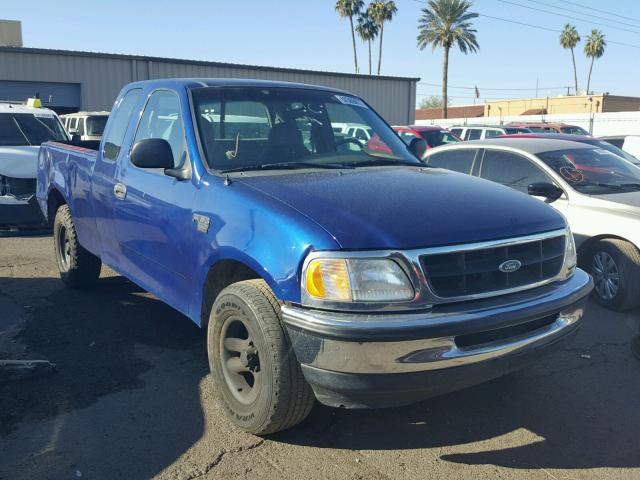 1FTZX1762WNA45133 - 1998 FORD F150 BLUE photo 1