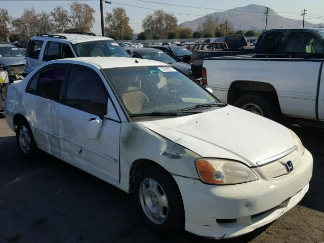 JHMES95613S015339 - 2003 HONDA CIVIC HYBR WHITE photo 1